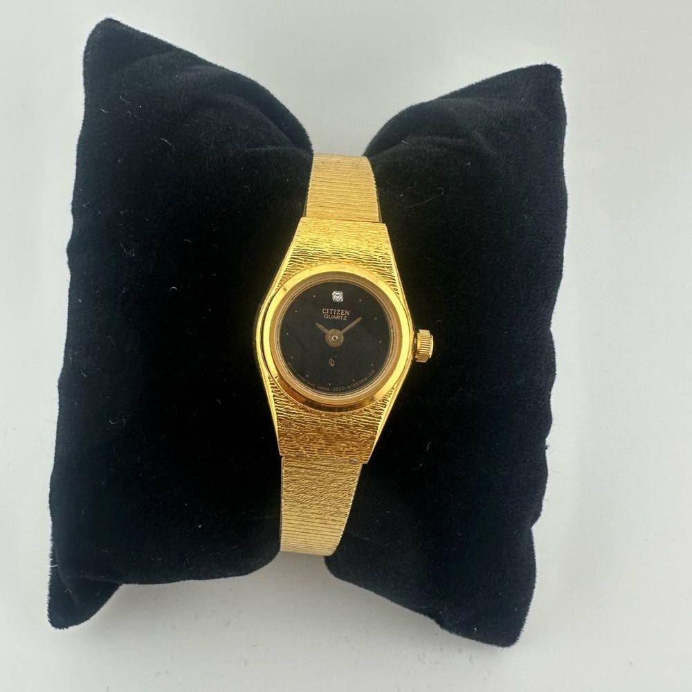 Citizen Gold Watch with Black Dial